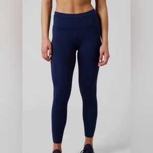 Athleta Accelerate 7/8 Tight - navy blue, size small. Excellent condition.